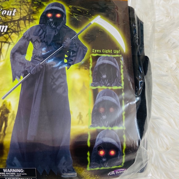 Fun World Costumes Scary Kids Fade Inout Unknown Phantom Costume